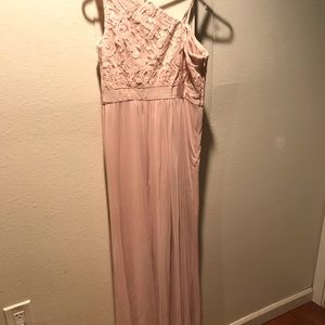 Dress, full length, pale pink